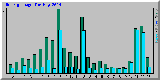 Hourly usage for May 2024